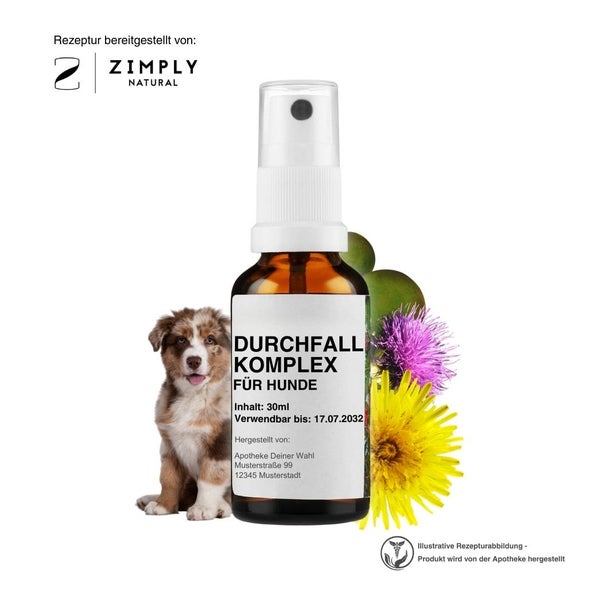 Zimply Natural ANTI DURCHFALL KOMPLEX HUNDE - Pflanzbasierte Rezeptur 30 ml