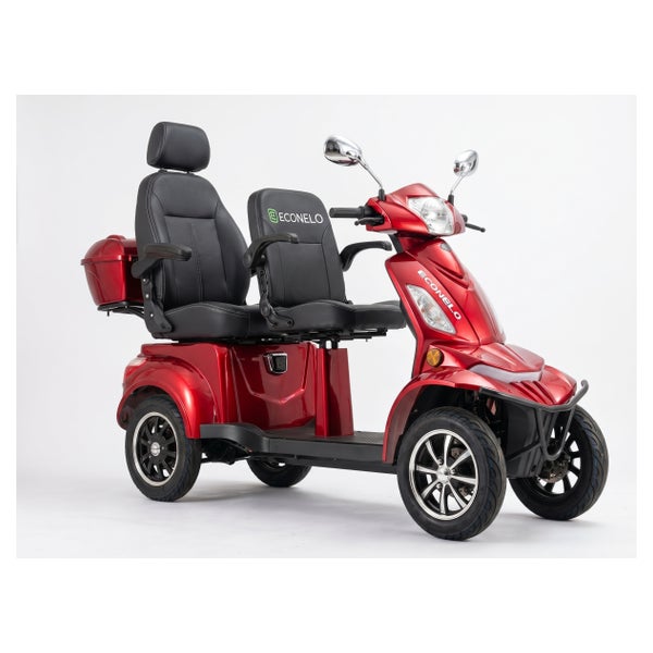 E-Seniorenmobil Vista Quarter-1L, Blei-Akku, 4-Rad, 1000 Watt, Komfort-Sitz, Rot 1 St