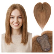 Topper Echthaar Damen Haarverdichtung 25cm (Seitenpony) #6 H 1 St