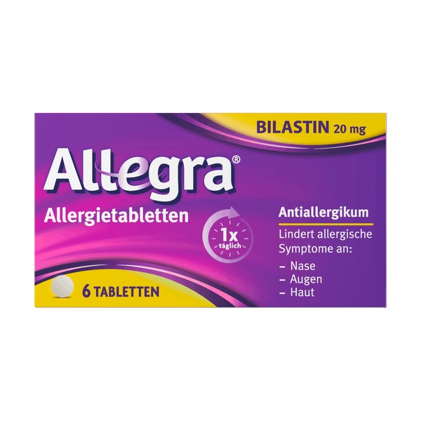 Allegra Allergietabletten 20 mg Tablette 6 St