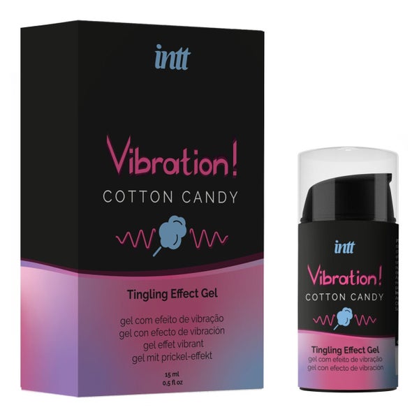 «Vibration! Cotton Candy» stimulierendes Intimgel 15ml (0.015 l) 15 ml