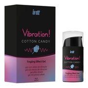 «Vibration! Cotton Candy» stimulierendes Intimgel 15ml (0.015 l) 15 ml