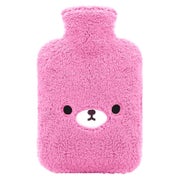 samply Wärmflasche mit kuscheligem Bezug 2 Liter Lila Bär 1 St