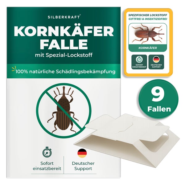 Silberkraft Kornkäferfalle 9 Fallen 9 St