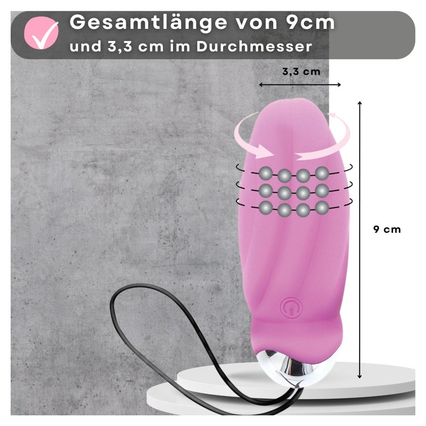 Lovelyness - Vibrator Ei mit dreh-funktion - Pink online kaufen | DocMorris