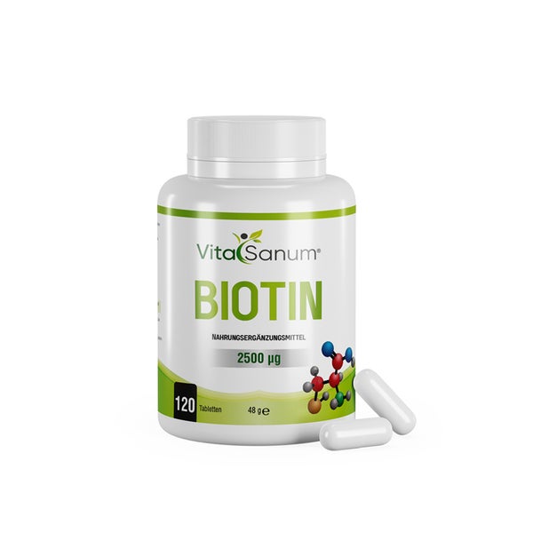 VitaSanum® - BIOTIN 2500 μg 120 Tabletten 60 St