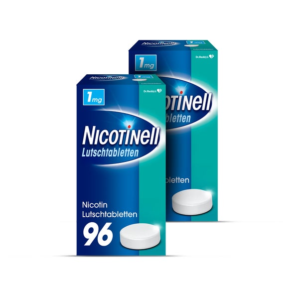 Nicotinell Lutschtabletten 1 mg Mint 2X96 St