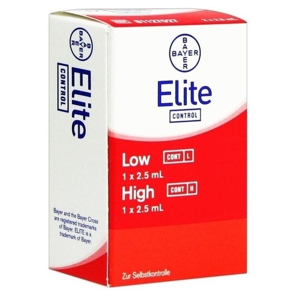 Elite Kontrolllösung Hoch/niedrig 6 ml