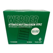 Kingfa Werder Bremen FFP2 Atemschutzmaske weiss (10er Box)