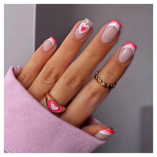 Klebenägel 24 Stück PressOn Fingernägel Geschenk M 2260 1 St