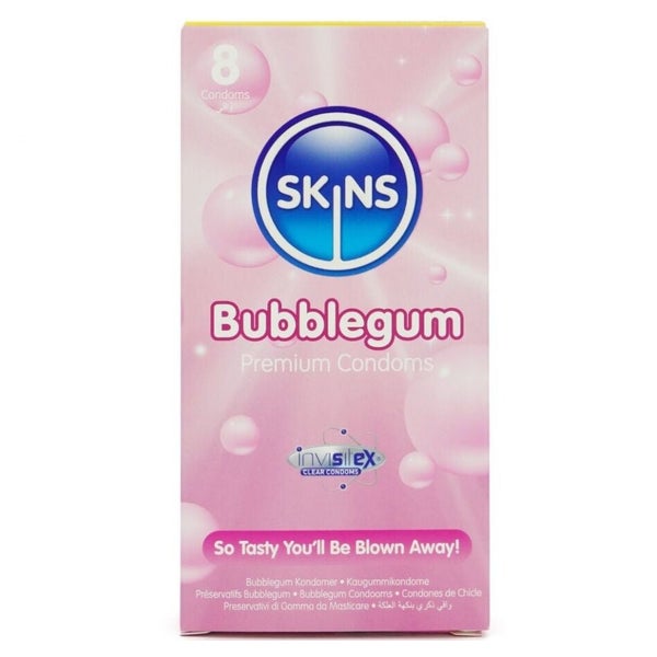 Bubblegum Kondome 8 Stück – süß duftend & extra feucht (8 Kondome) 8 St