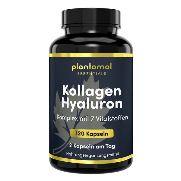 plantomol® - 1000mg Kollagen Kapseln mit 150mg Hyaluron /Tag