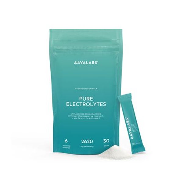 Aavalabs Elektrolyte Pure mit rosa Himalayasalz 30 St