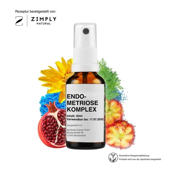 Zimply Natural ENDOMETRIOSE KOMPLEX - Pflanzbasierte Rezeptur 30 ml