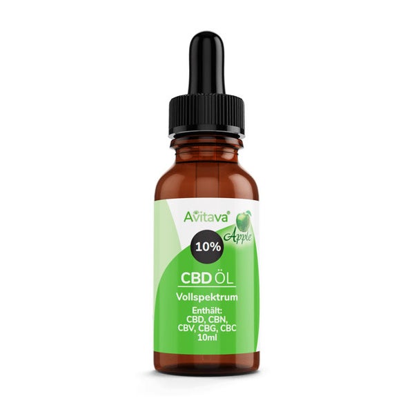 Avitava Apple (Apfel) 10% CBD Öl im Vollspektrum 10 ml 10 ml