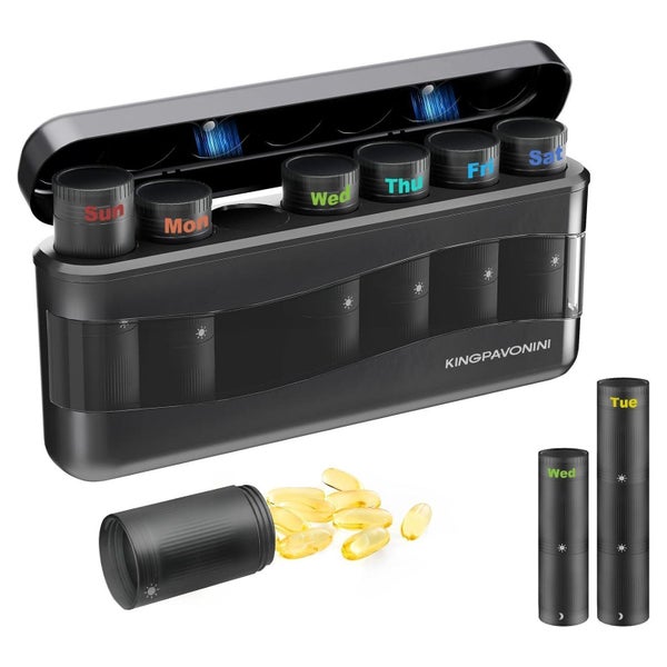 Tablettenbox 7 Tage Pillendose Magnetisch Tages Pillenbox Vi 1 St