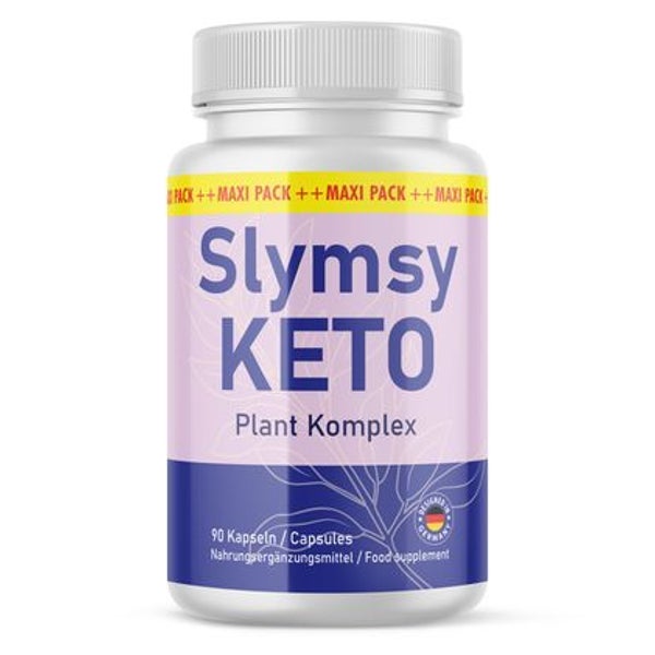 Slymsy Keto Kapseln | Ergänzung | Rezeptfrei 90 St