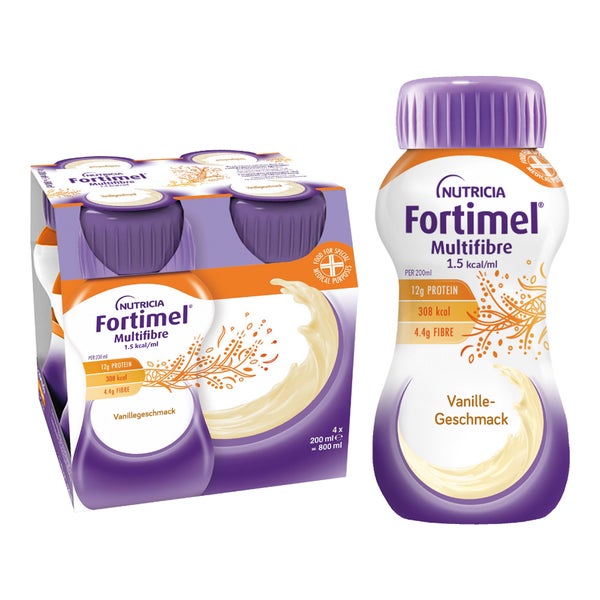 Fortimel Multifibre 1.5kcal Vanillegeschmack 4X200 ml