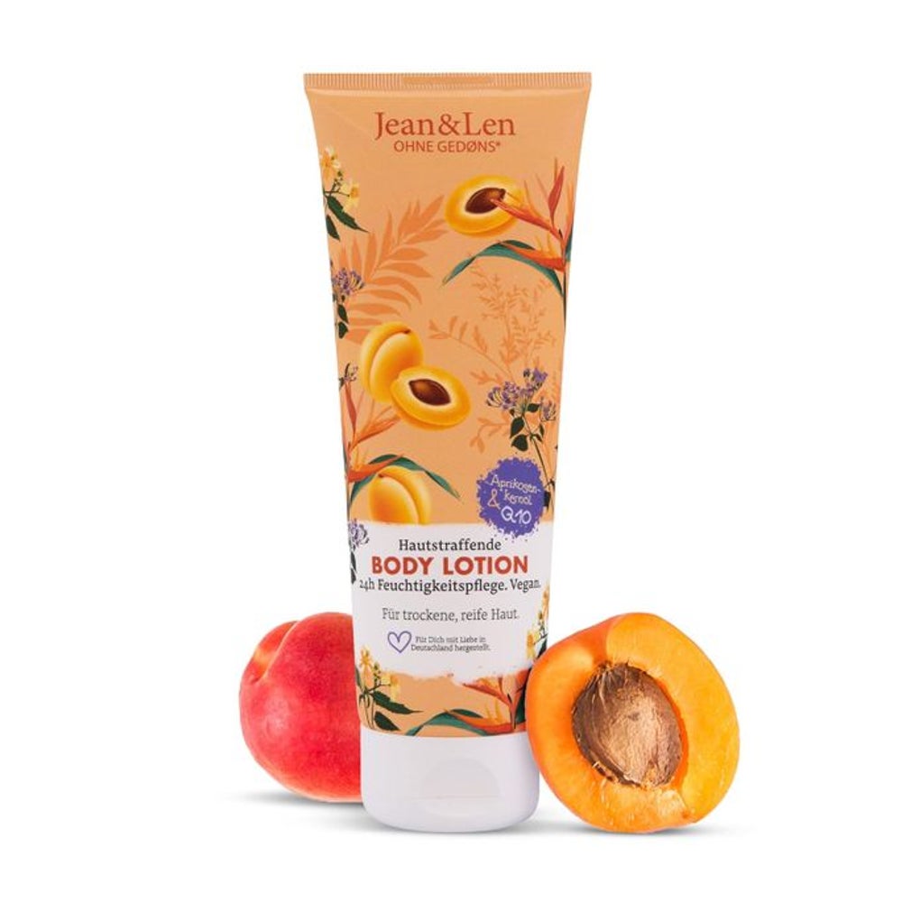 Jean & Len Hautstraffende Body Lotion Aprikosenkernöl & Q10 250 ml