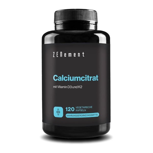 Zenement Calciumcitrat mit Vitamin D3 und K2 120 St
