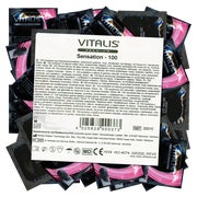 Produktabbildung: PREMIUM «Sensation» stimulierende Kondome mit 3-in-1 Effekt (100 Kondome) 100 St