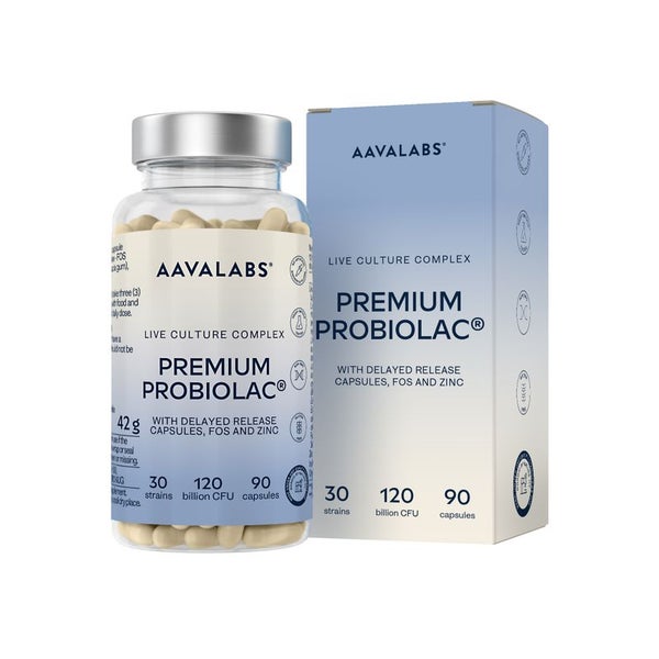 Aavalabs Premium Probiotika 120 Mrd KBE, magensaftresistent 60 St