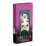 Scherzkondom Panda XL – handbemaltes Tier-Motiv, Bambuswald (1 Stück) 1 St