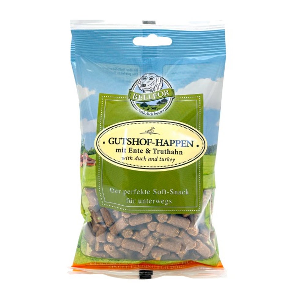 Bellfor Soft-snack mit Ente &amp; Truthahn- Gutshof-Happen 200 g 200 g
