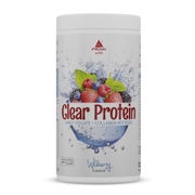 PEAK Clear Protein - 450g - Geschmack Wildberry I 15 Portionen I klares Whey Protein Isolat + bioaktive Kollagenpeptide I BODYBALANCE I fruchtiger, erfrischender Geschmack I zuckerfrei 450 g
