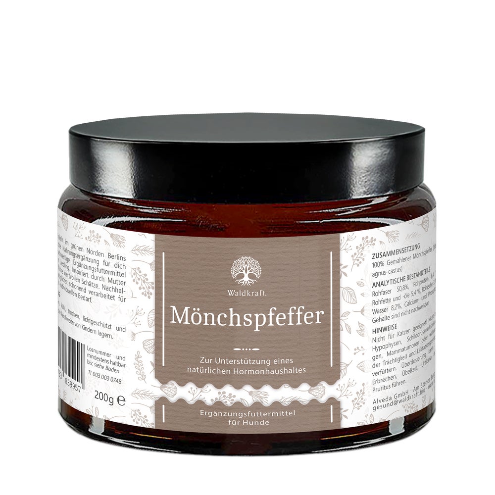 Mönchspfeffer für Hunde - Tiegel 200 g