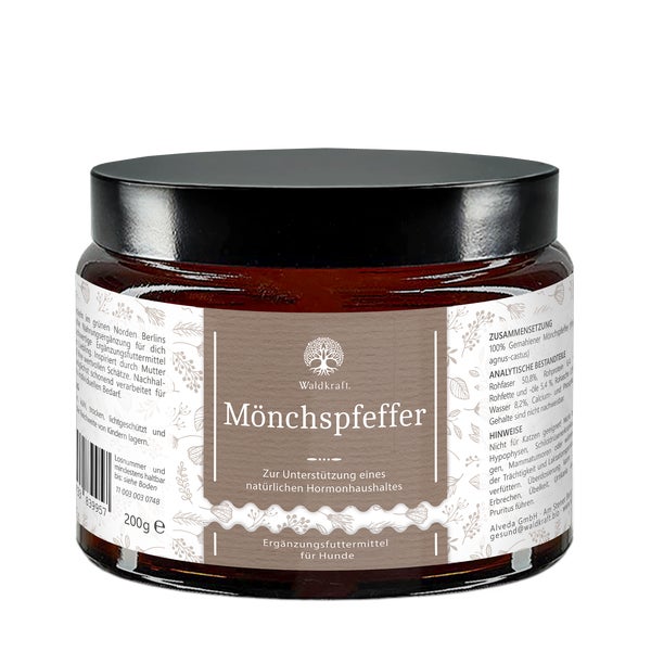 Mönchspfeffer für Hunde - Tiegel 200 g
