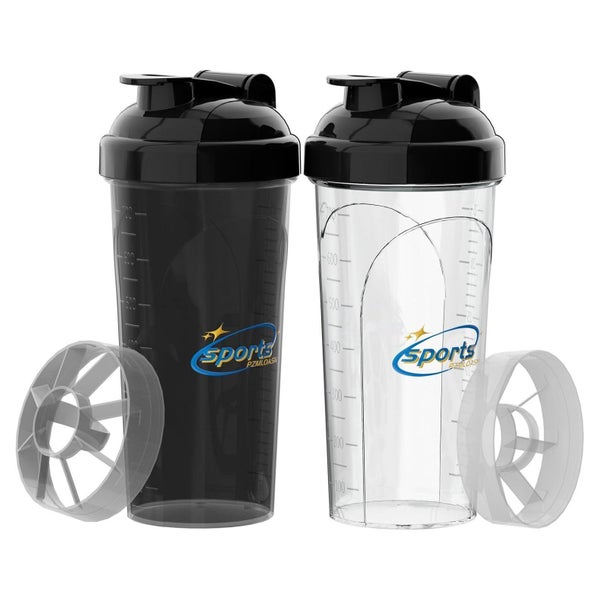 2er Pack Protein Shaker Bottle 700ml, Auslaufsicherer 1 St