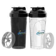 2er Pack Protein Shaker Bottle 700ml, Auslaufsicherer 1 St