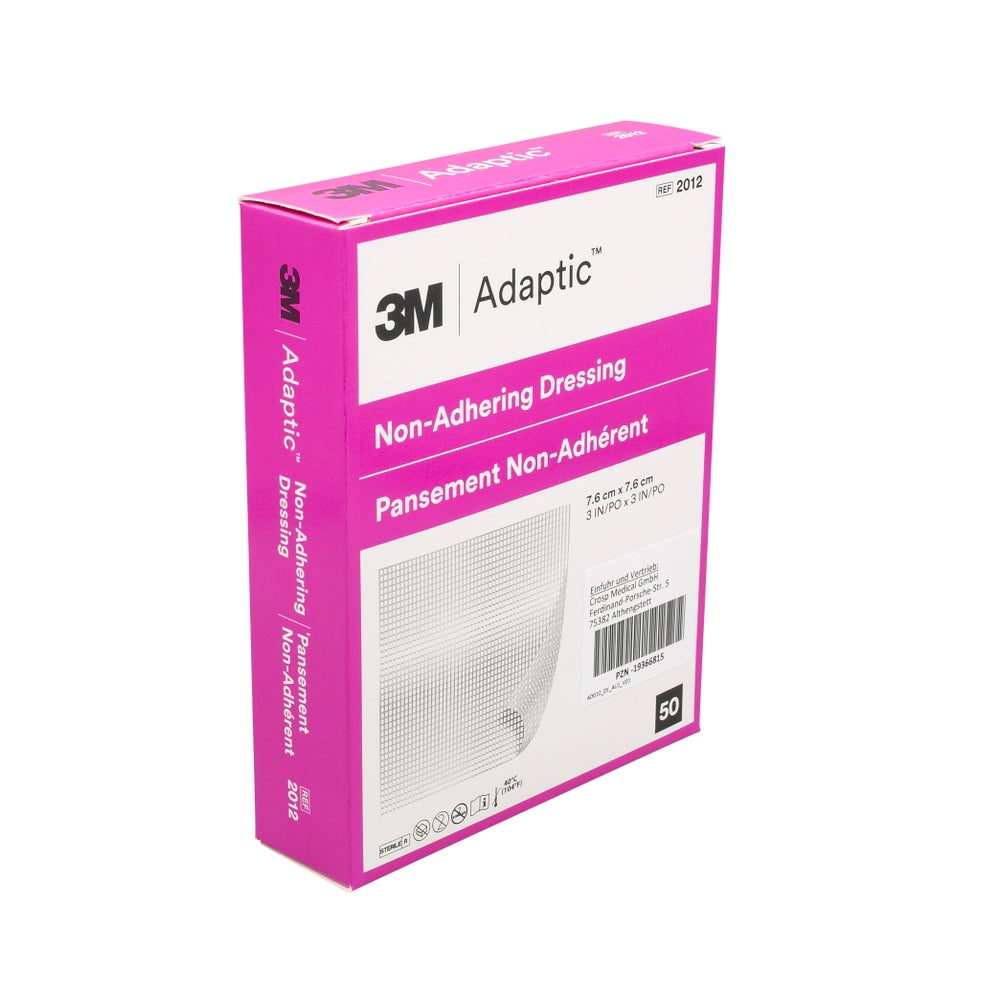 Adaptic 7,6x7,6 Cm Feuchte Wundauflage 3m 2012 50 St