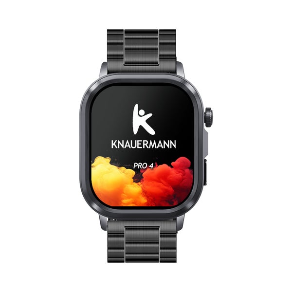 Knauermann PRO 4 (2026) Smartwatch mit Anruf & SOS Funktion 1 St