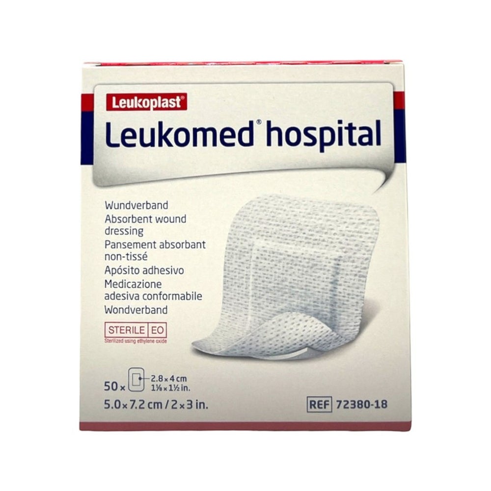Leukomed Hospital steriler Wundverband 7,2cm x 5cm (50Stück) 50 St
