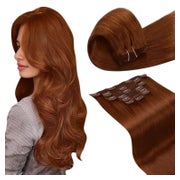 Extensions Echthaar Remy Clip Auburn 55cm 7Stück 120g 60cm-7 1 St