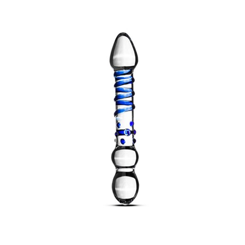 Handgefertigter Glas-Doppeldildo 19cm (1 Stück) 1 St online kaufen