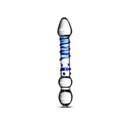 Handgefertigter Glas-Doppeldildo 19cm (1 Stück) 1 St