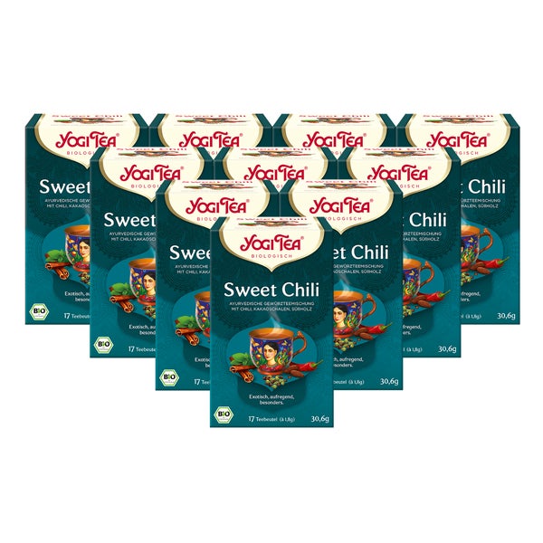 Yogi Tea - Sweet Chili Bio Gewürztee | 10 x 30,6g 10x17 St
