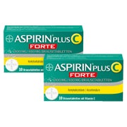 Produktabbildung: Aspirin® Plus C Forte Brausetabletten Doppelpack 2X10 St