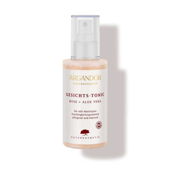 Gesichts-tonic Rose+aloe Vera Argandor 150 ml