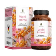 Produktabbildung: Sanddorn mit Nachtkerze als Öl und Vitamine A D E WOHLINTIMA 60 vegane Kapseln NATURTREU® g
