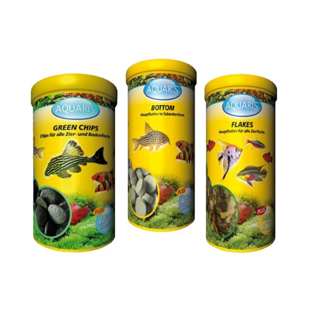 AQUARIS Sparset mit hochwertigem Zierfischfutter 455 g 455 g