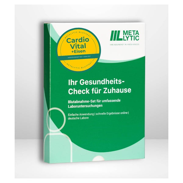 CardioVital: Cholesterin & Herzgesundheit Test + Eisen Test 1 St