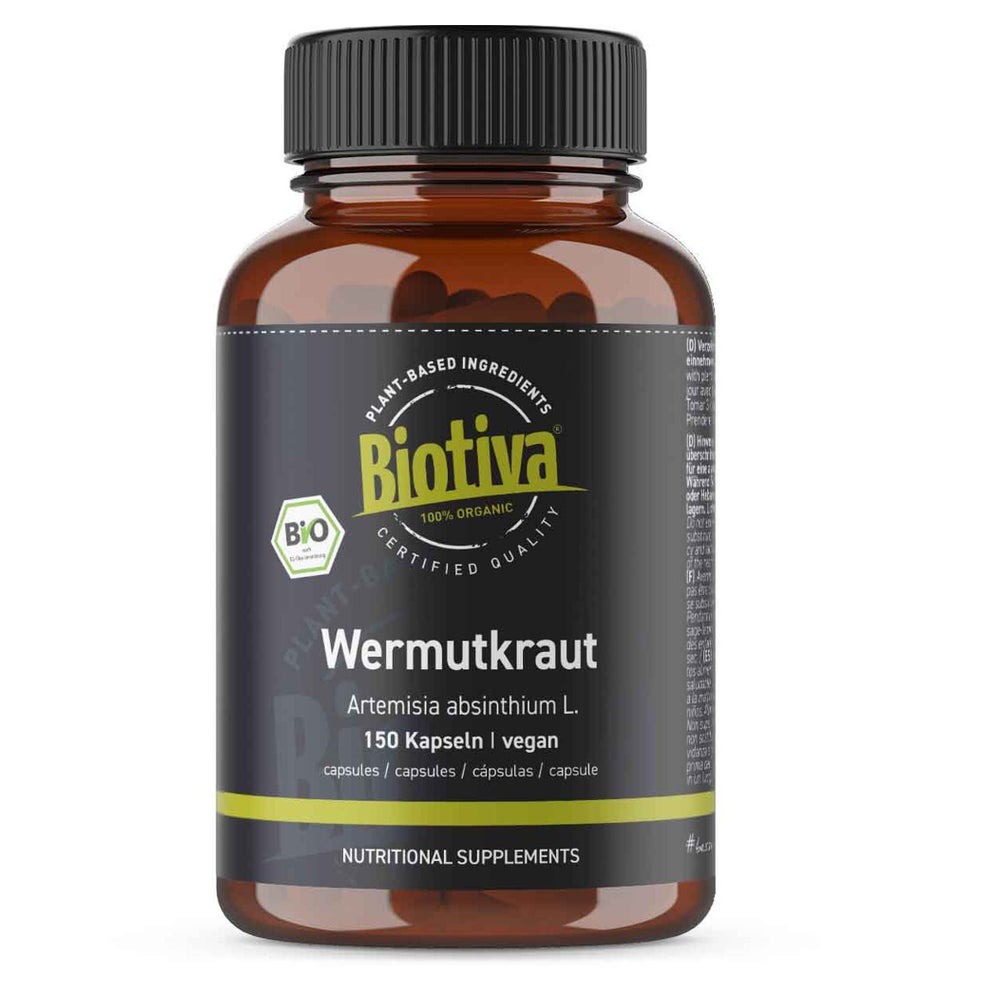 Biotiva Wermutkraut Kapseln Bio 75 g