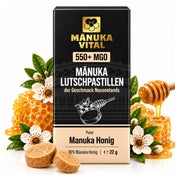 Produktabbildung: Manuka Vital Manuka Lutschpastillen MGO 550+ 22 g