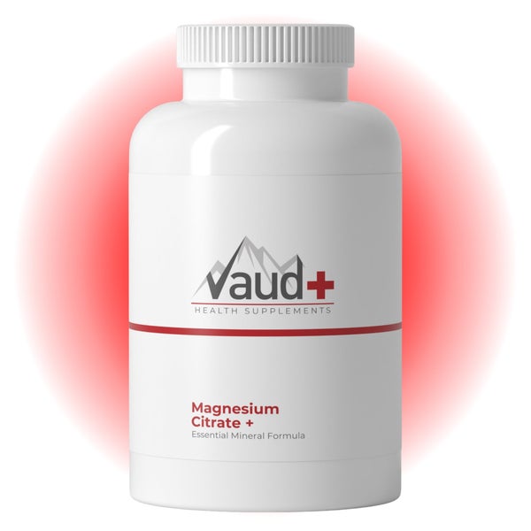 Vaud Magnesiumcitrat 200 mg - Hoch Bioverfügbar - Für Muskeln, Nervensystem & Energie - Tabletten 100 St