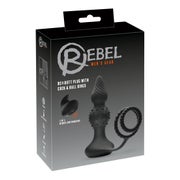 Rebel - RC Butt Plug with Cock & Ball Rings