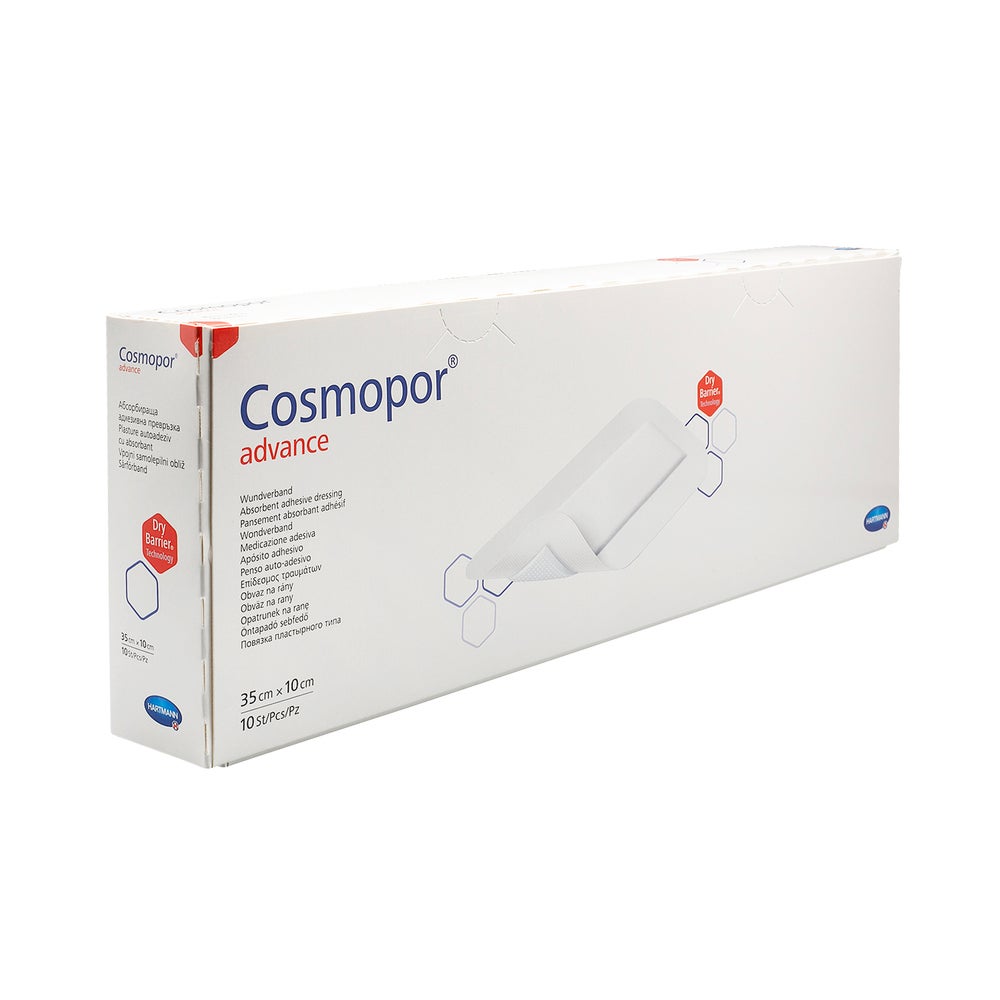 Cosmopor Advance Wundverband 10x35 Cm 10 St